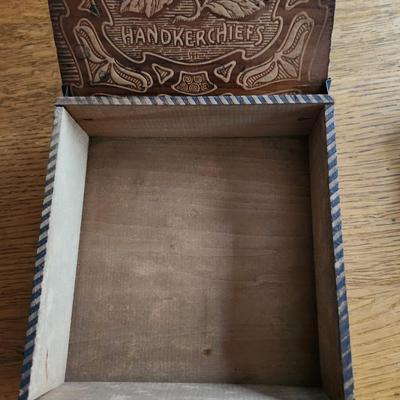 Victorian Handkerchief Box