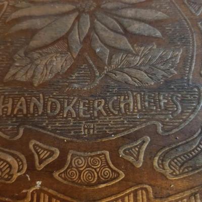 Victorian Handkerchief Box