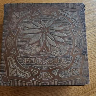 Victorian Handkerchief Box