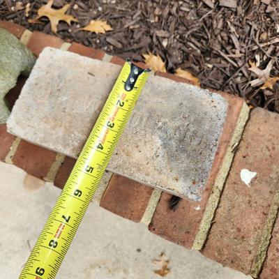 Yard Garden Art 10" Pagoda & Vintage Ohio Woodland Brick