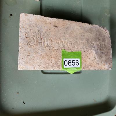 Yard Garden Art 10" Pagoda & Vintage Ohio Woodland Brick
