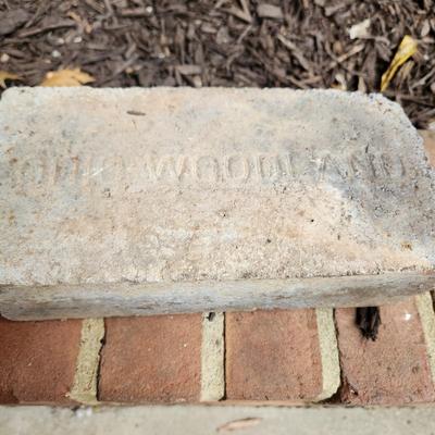 Yard Garden Art 10" Pagoda & Vintage Ohio Woodland Brick