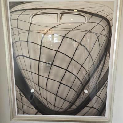 Custom framed vintage MBZ London