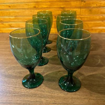 Green glasses