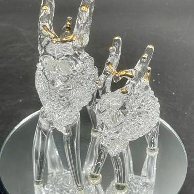 Handblown Glass Reindeer