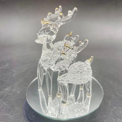 Handblown Glass Reindeer