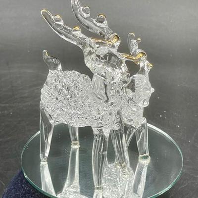 Handblown Glass Reindeer