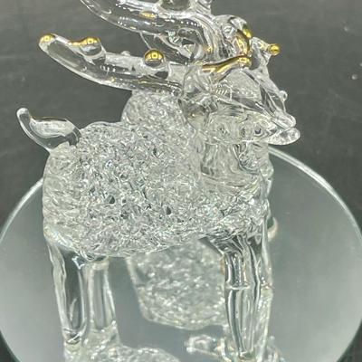 Handblown Glass Reindeer