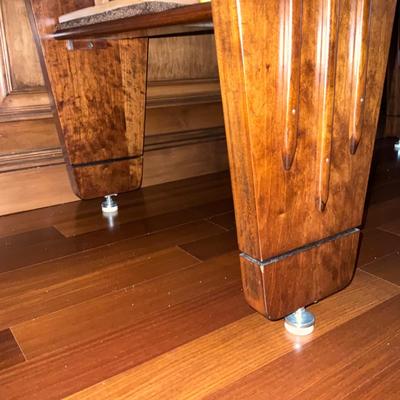 500 Large 19' Black River Shuffleboard Table with Accessories
