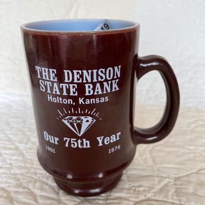 Denison state bank mug