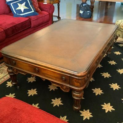506 Fabulous Theodore Alexander Two Drawer Coffee Table