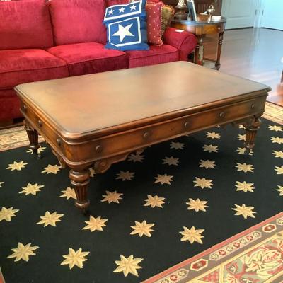 506 Fabulous Theodore Alexander Two Drawer Coffee Table