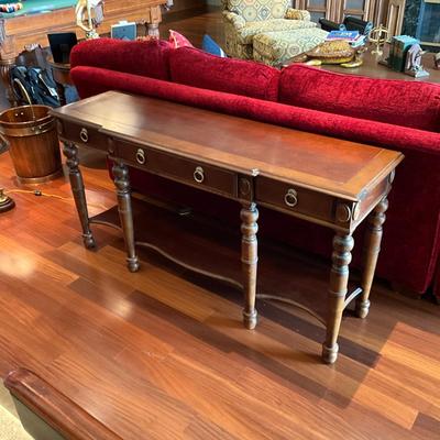510 CTH Sherrill Three Drawer Console Table