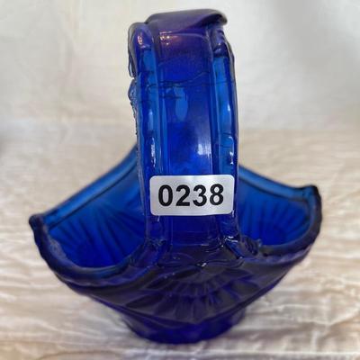 Cobalt blue basket