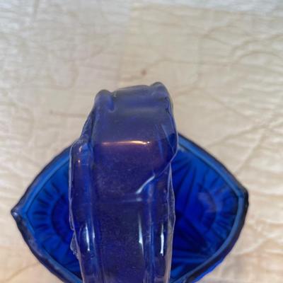 Cobalt blue basket