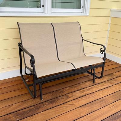 520 WOODARD Sling Loveseat Glider