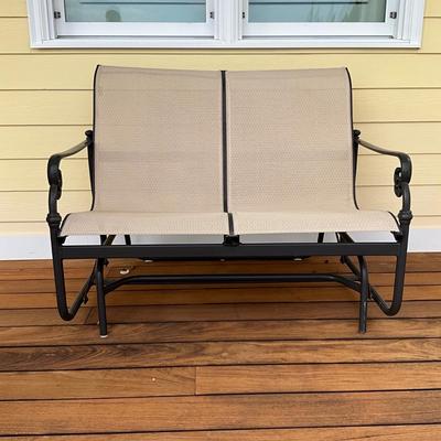 520 WOODARD Sling Loveseat Glider