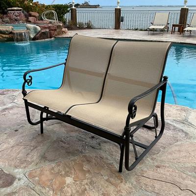 521 WOODARD Sling Loveseat Glider