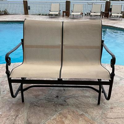 521 WOODARD Sling Loveseat Glider