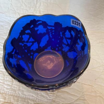 Corbell & co silver plated cherub bowl