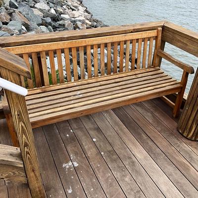 525 Outdoor Teak Bench