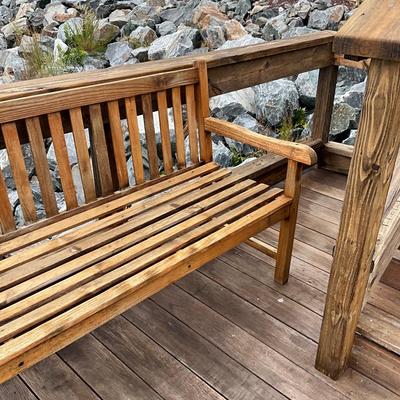 526 Outdoor 6' Teak Bench