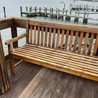 526 Outdoor 6' Teak Bench