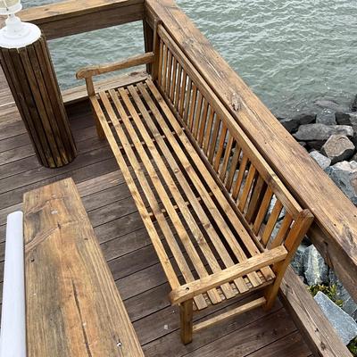 526 Outdoor 6' Teak Bench