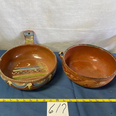Vintage Red Clay Pottery