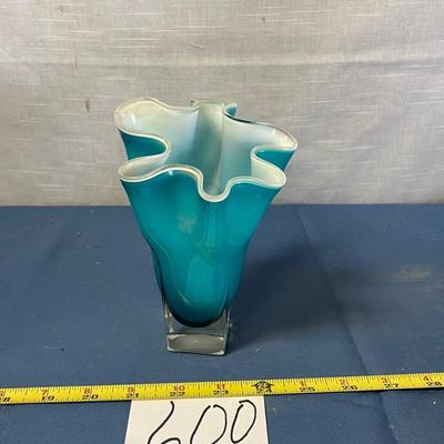 Vintage MCM Cased Handkerchief Vase