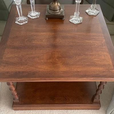 Beautiful Wood Square End Table