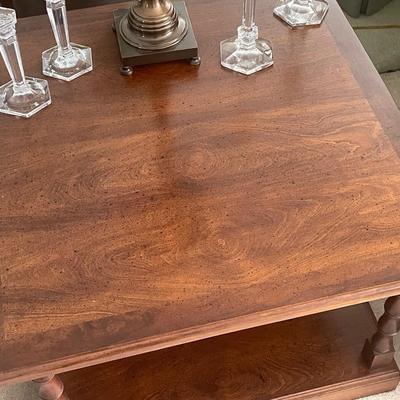 Beautiful Wood Square End Table