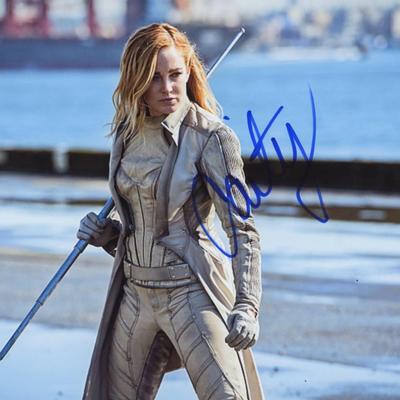 Caity Lotz signed photo. GFA Authenticated