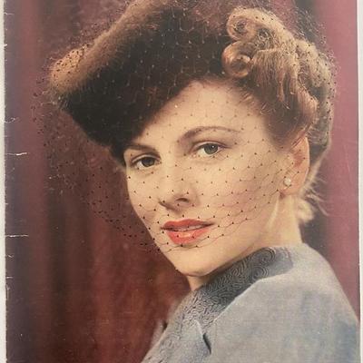 Sunday News 1940 Joan Fontaine  newspaper cover 
