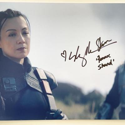 Star Wars The Mandalorian Ming-Na Wen signed photo