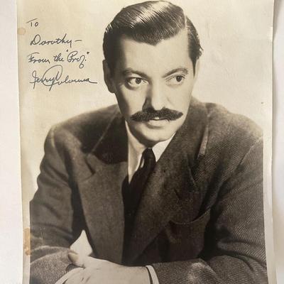 Jack Colonna signed photo. GFA Authenticated