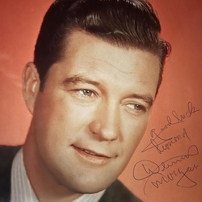 Dennis Morgan signed photo