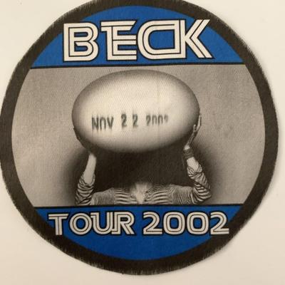 Beck 2002 Tour Backstage Pass