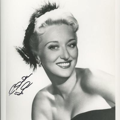 Celeste Holm signed photo