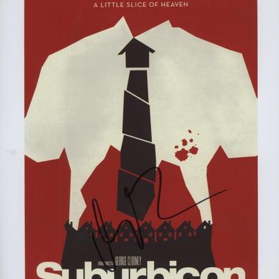 Suburbicon Matt Damon signed photo. GFA Authenticated