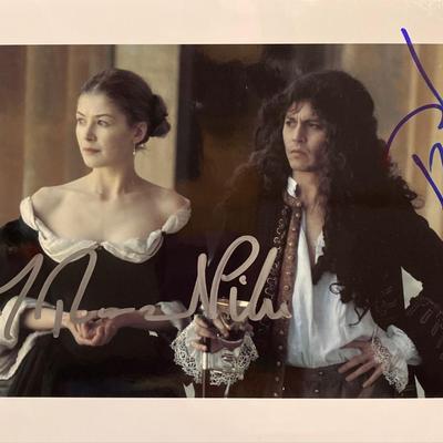 The Libertine Johnny Depp and Rosamund Pike signed