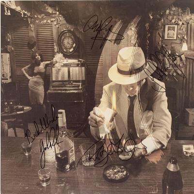 Led Zeppelin signed record