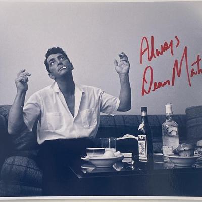 Dean Martin signed photo