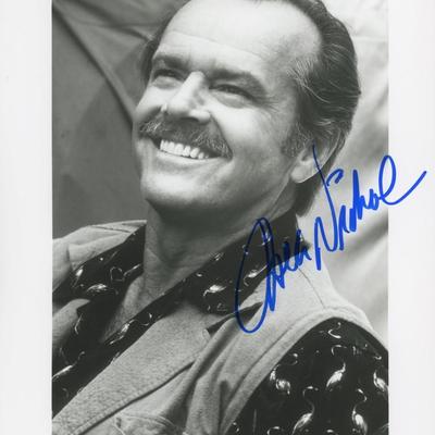 Man Trouble Jack Nicholson signed photo
