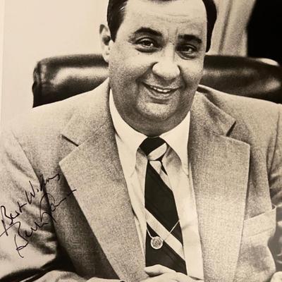 Bert Lance signed photo 