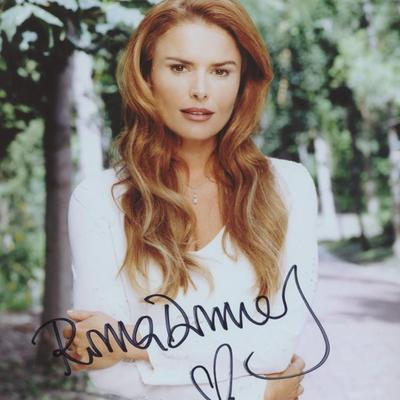 Roma Downey signed photo