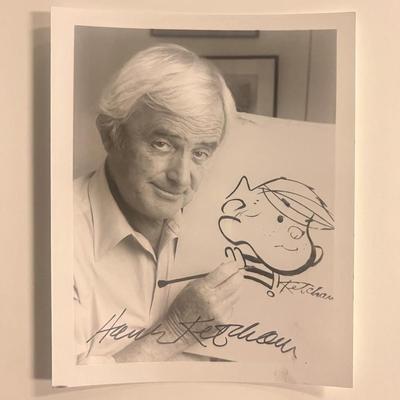 Dennis the Menace Hank Ketcham signed photo 