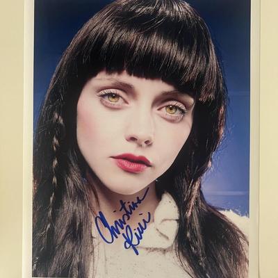 The Addams Family Christina Ricci signed photo