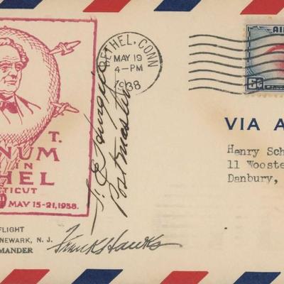 Colonel Frank Hawks signed first day cover 