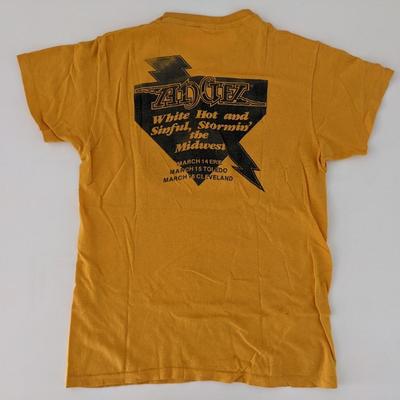 Angel 1979 Sinful Tour T-Shirt Shirt Belkin Productions Erie Toledo Cleveland 